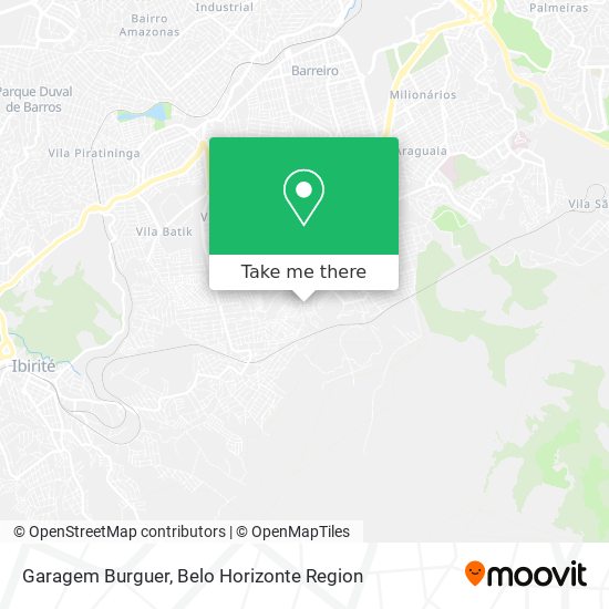 Garagem Burguer map
