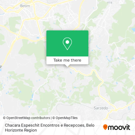 Chacara Espeschit Encontros e Recepcoes map