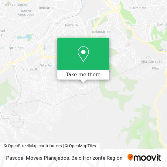 Pascoal Moveis Planejados map