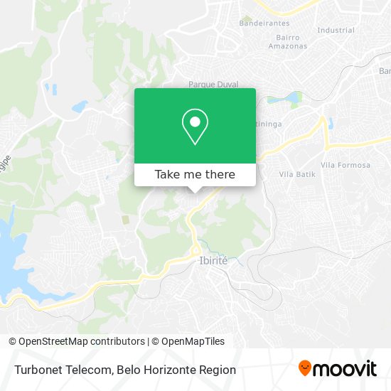 Turbonet Telecom map