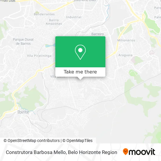 Construtora Barbosa Mello map