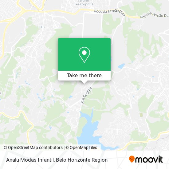 Analu Modas Infantil map