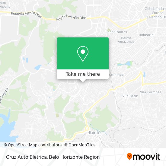 Cruz Auto Eletrica map