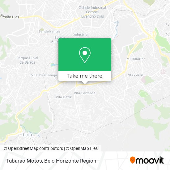 Tubarao Motos map