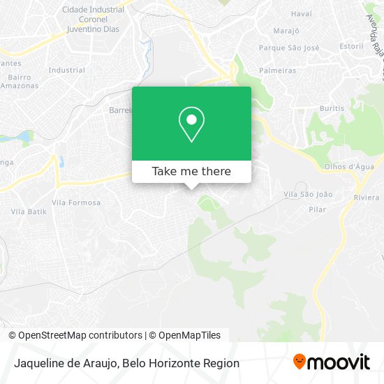 Jaqueline de Araujo map