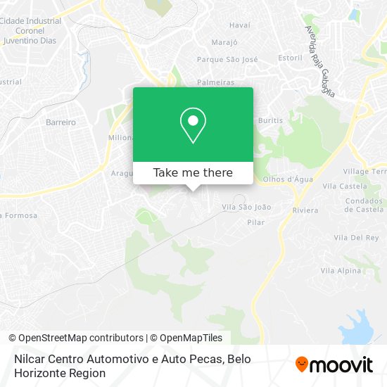 Nilcar Centro Automotivo e Auto Pecas map