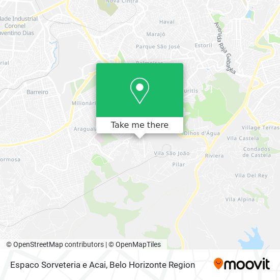 Espaco Sorveteria e Acai map