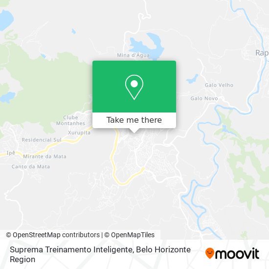 Suprema Treinamento Inteligente map