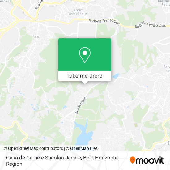 Casa de Carne e Sacolao Jacare map