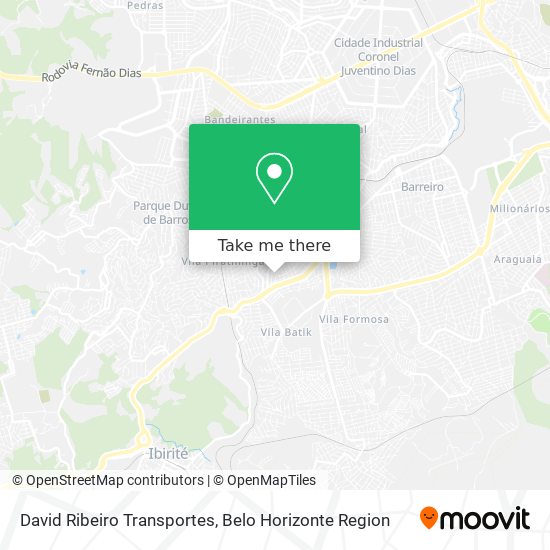 David Ribeiro Transportes map
