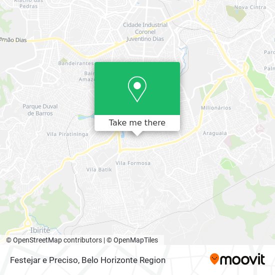 Festejar e Preciso map