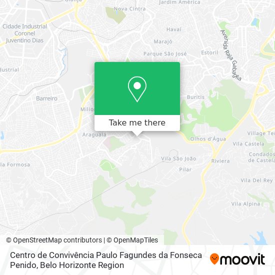 Centro de Convivência Paulo Fagundes da Fonseca Penido map