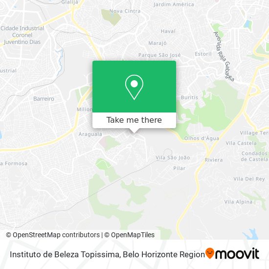 Instituto de Beleza Topissima map