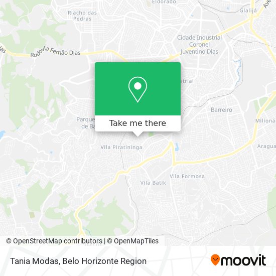 Tania Modas map