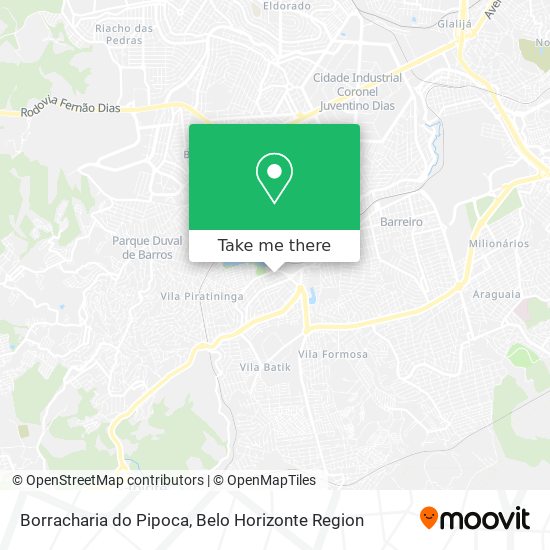 Borracharia do Pipoca map