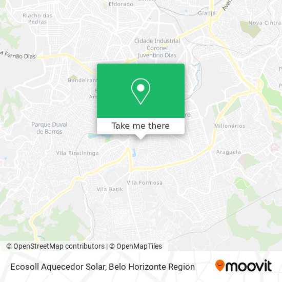 Ecosoll Aquecedor Solar map