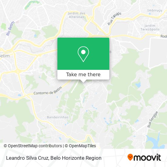 Leandro Silva Cruz map