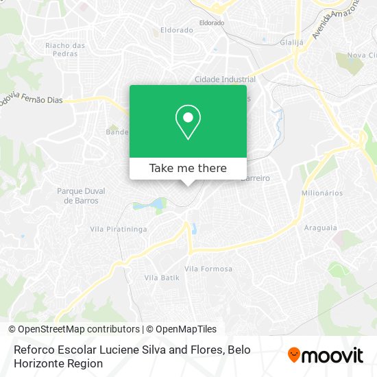 Reforco Escolar Luciene Silva and Flores map