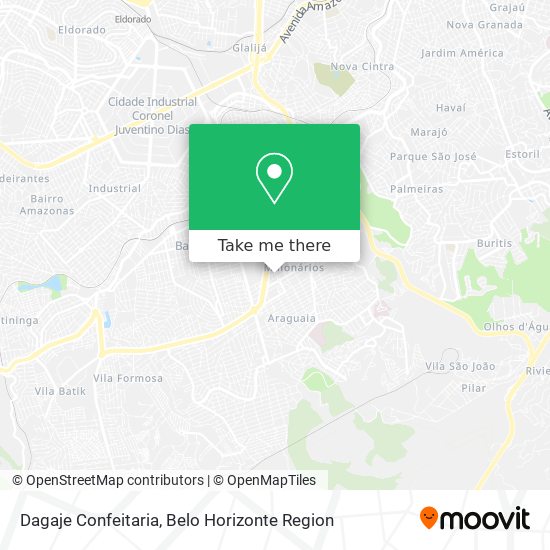 Dagaje Confeitaria map