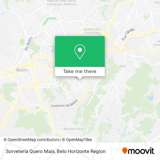 Sorveteria Quero Mais map