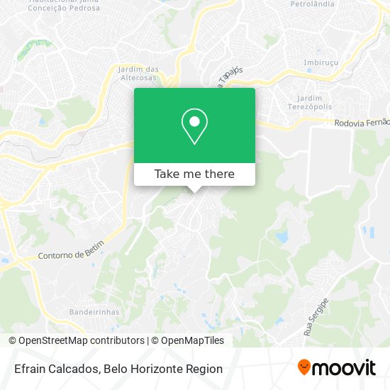 Efrain Calcados map