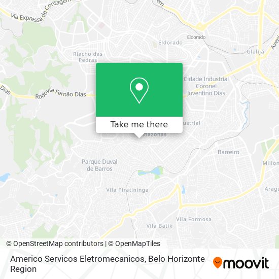 Americo Servicos Eletromecanicos map