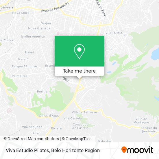 Viva Estudio Pilates map