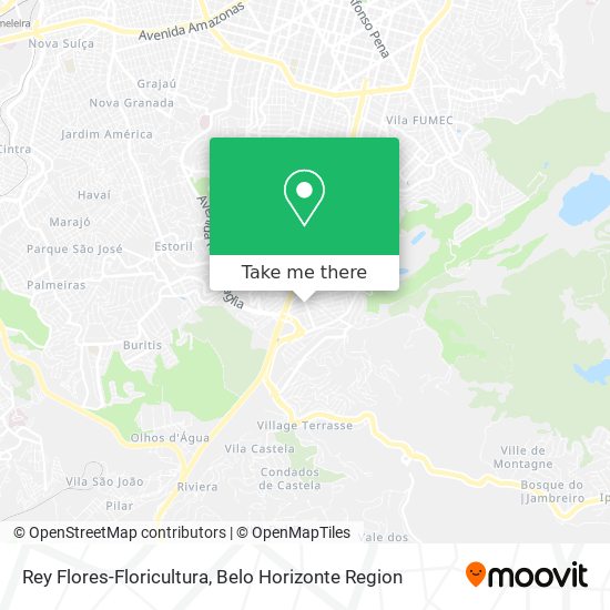 Rey Flores-Floricultura map