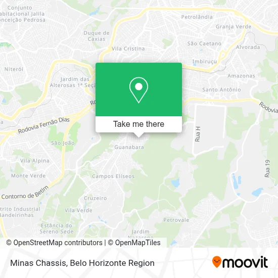 Minas Chassis map