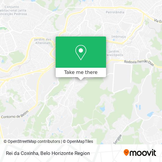 Rei da Coxinha map