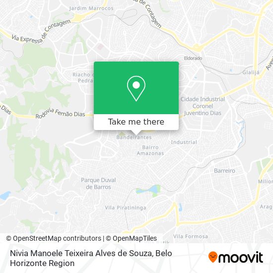 Nivia Manoele Teixeira Alves de Souza map