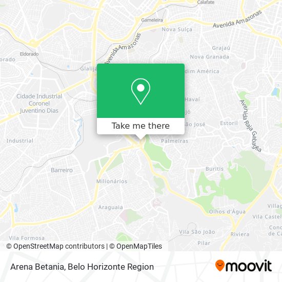 Arena Betania map