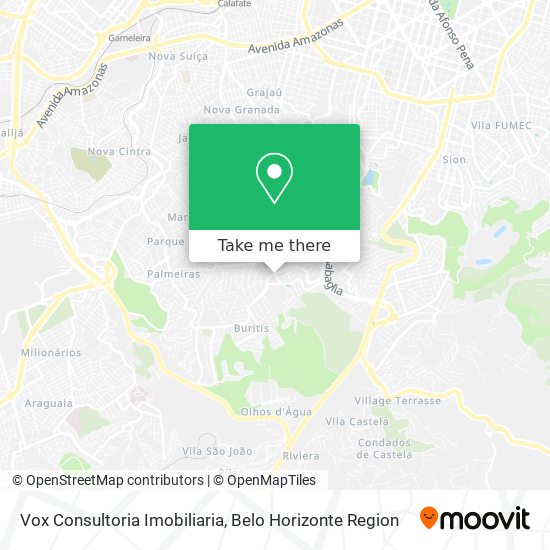 Mapa Vox Consultoria Imobiliaria