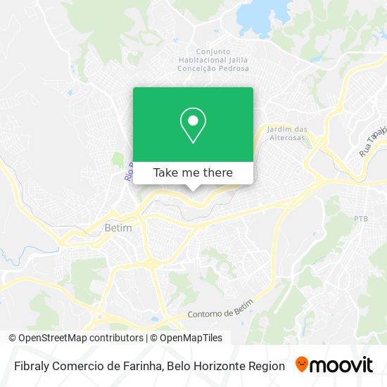 Fibraly Comercio de Farinha map