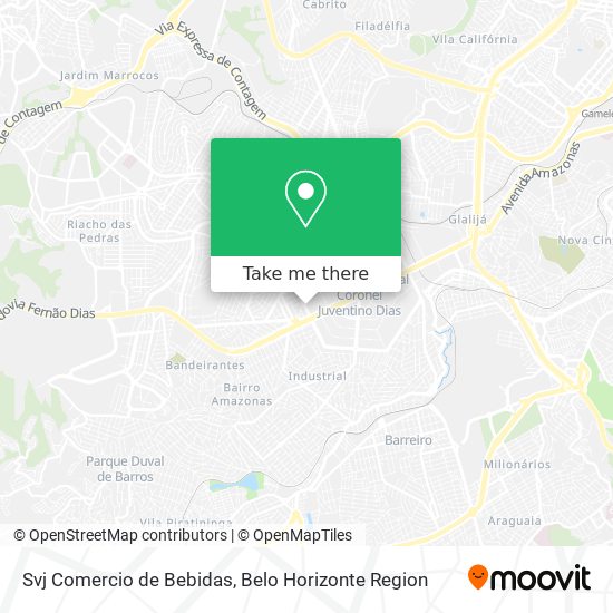 Svj Comercio de Bebidas map