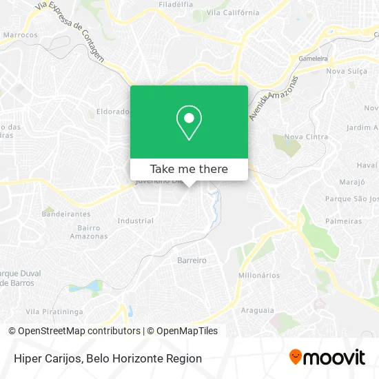 Hiper Carijos map