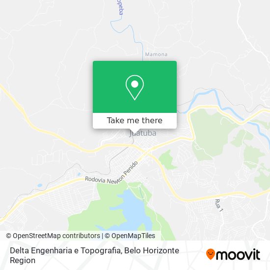 Delta Engenharia e Topografia map