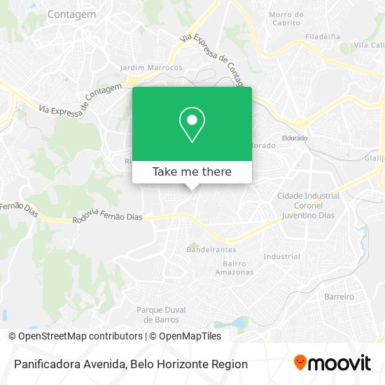 Panificadora Avenida map