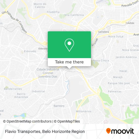 Flavio Transportes map