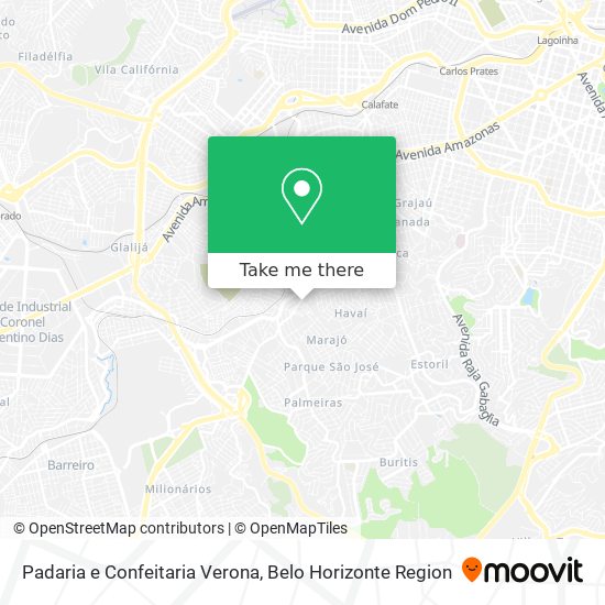 Padaria e Confeitaria Verona map