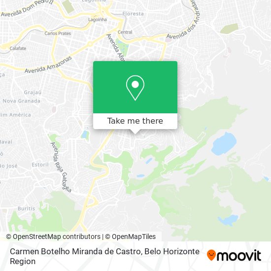 Carmen Botelho Miranda de Castro map