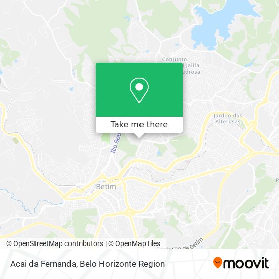 Acai da Fernanda map