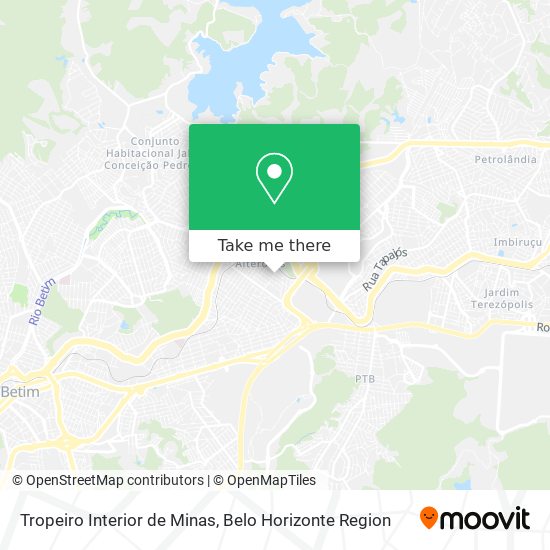 Tropeiro Interior de Minas map
