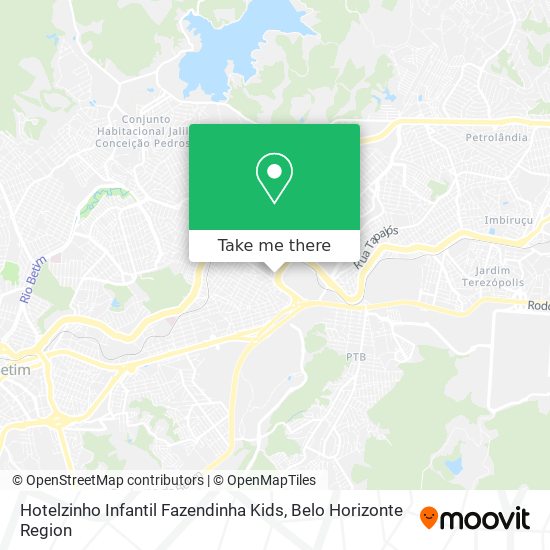 Hotelzinho Infantil Fazendinha Kids map