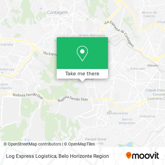 Log Express Logistica map