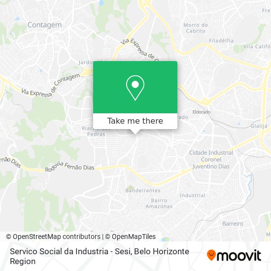 Servico Social da Industria - Sesi map