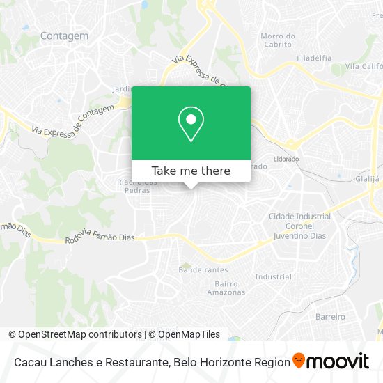 Cacau Lanches e Restaurante map