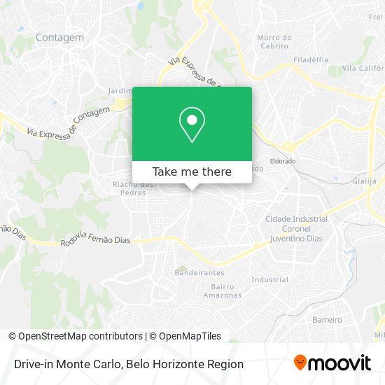 Drive-in Monte Carlo map