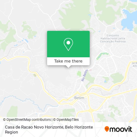 Mapa Casa de Racao Novo Horizonte