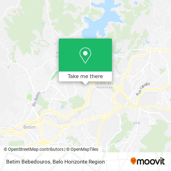 Betim Bebedouros map